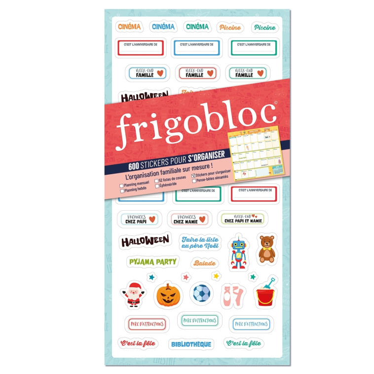 FRIGOBLOC - 600 STICKERS POUR S'ORGANISER -   - PLAY BAC