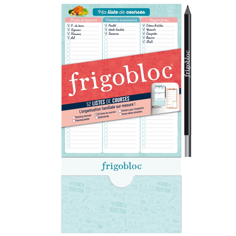 FRIGOBLOC - 52 LISTES DE COURSES - PLAYBAC EDITIONS ,   - PLAY BAC