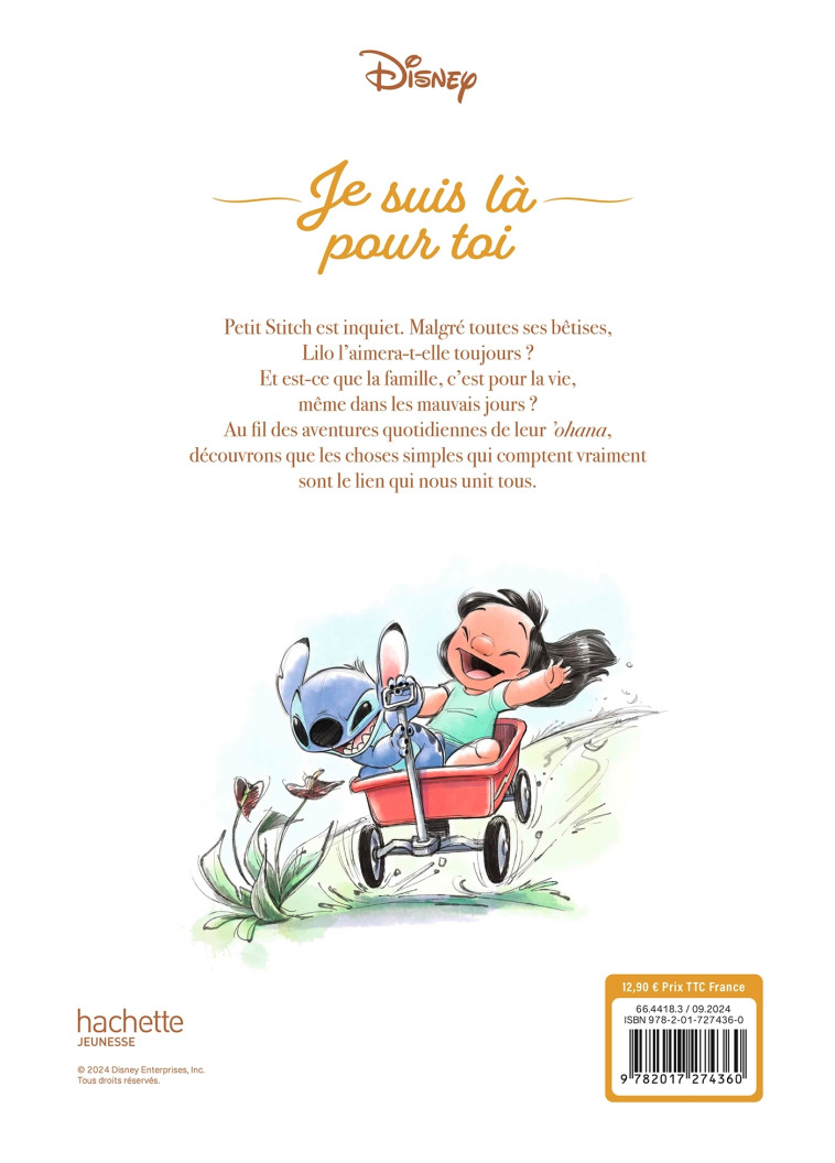 STITCH - Je suis là pour toi - Nous sommes ensemble pour toujours - Disney -  - DISNEY HACHETTE