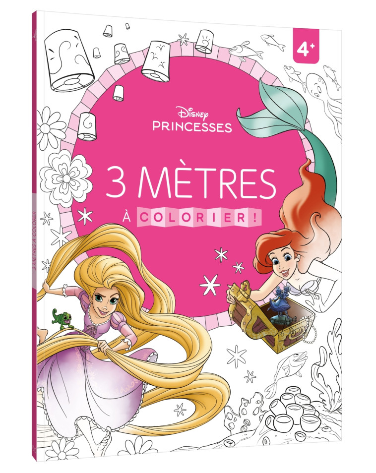 DISNEY PRINCESSES - 3 mètres à colorier - Frise à déplier (4+) -  - DISNEY HACHETTE