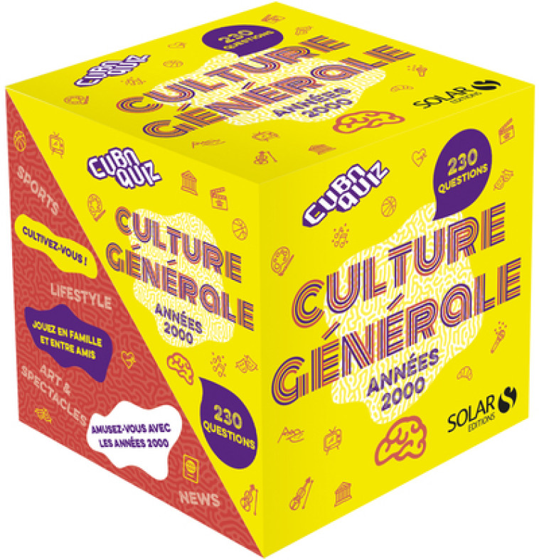 Cuboquiz culture générale années 2000 - Bruno Godard, Isabelle Raimond - SOLAR