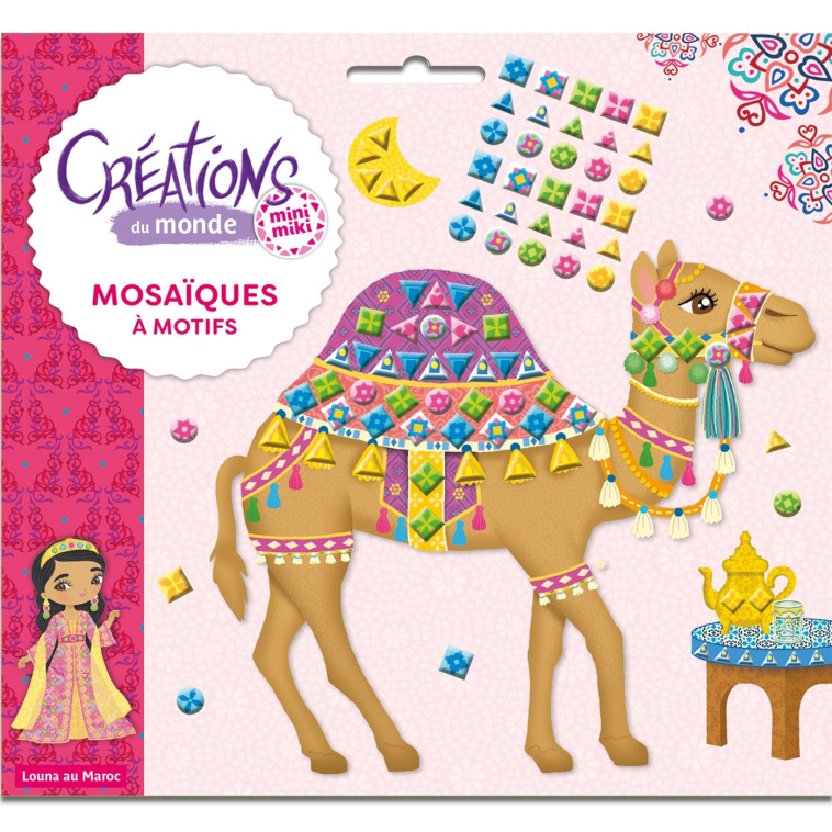 Minimiki - Mosaïques à motifs - Créations du monde - Julie Camel - PLAY BAC