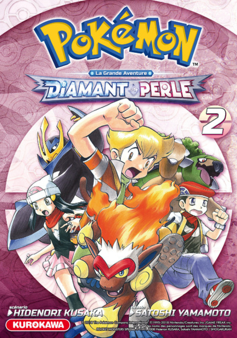 Pokémon Diamant Perle / Platine - tome 2 - Hidenori Kusaka, Satoshi Yamamoto, Fabien Vautrin - KUROKAWA