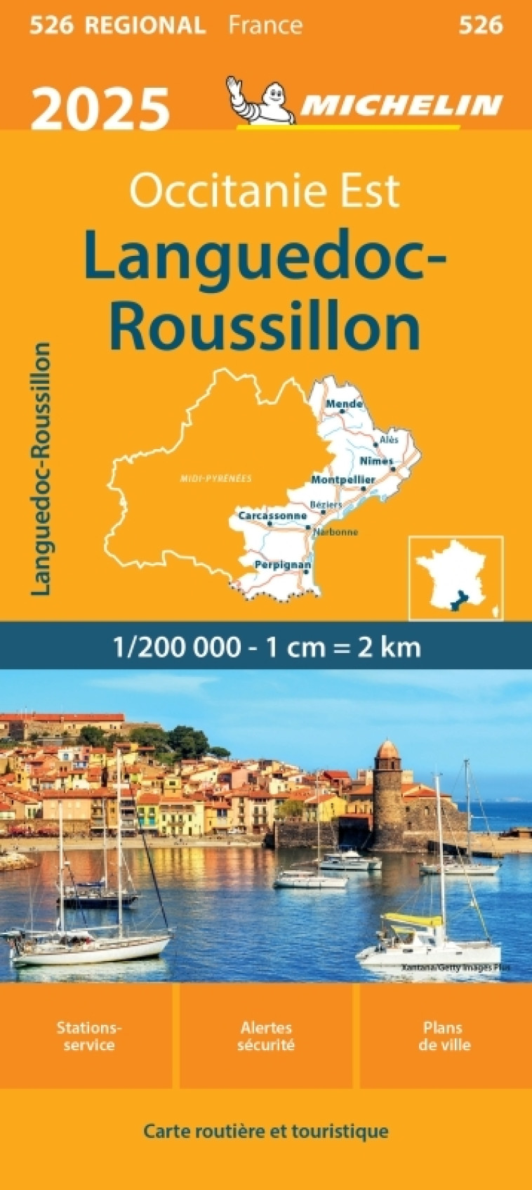 Carte Régionale Languedoc-Roussillon 2025 -  - MICHELIN