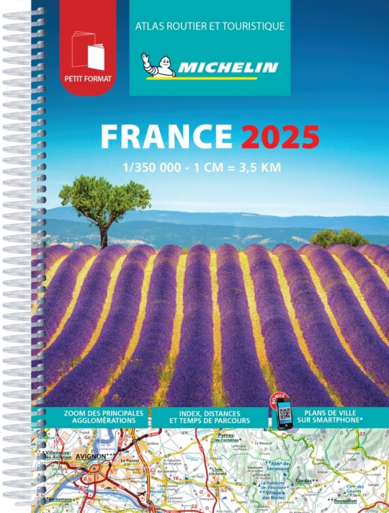 Atlas France 2025 Petit Format -  - MICHELIN