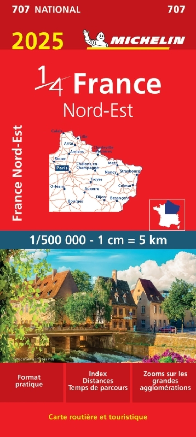 Carte Nationale France Nord-Est 2025 -  - MICHELIN