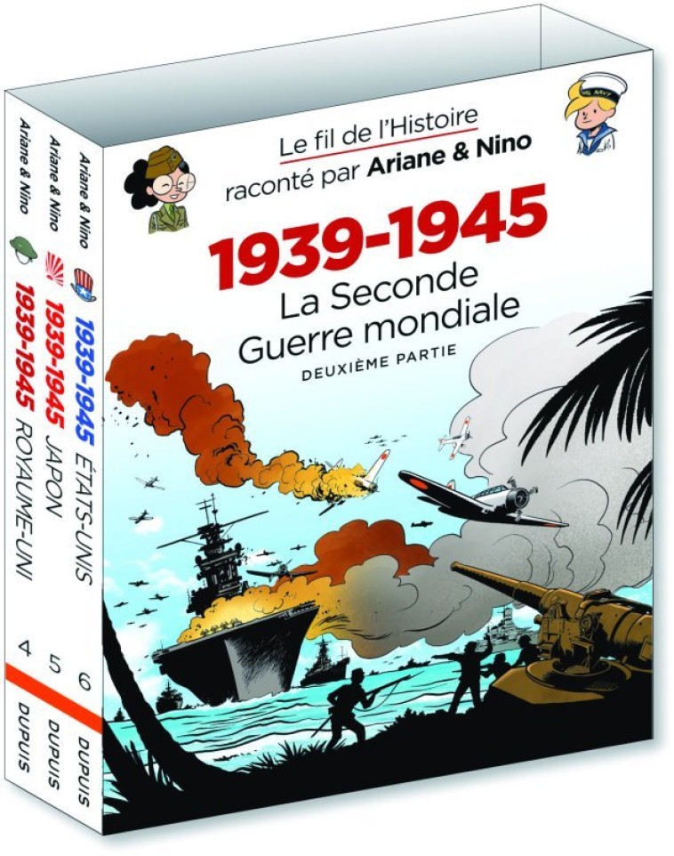 Le fil de l'Histoire raconté par Ariane & Nino - Fourreau 1939 - 1945 - La Seconde Guerre mondiale - XXX - DUPUIS