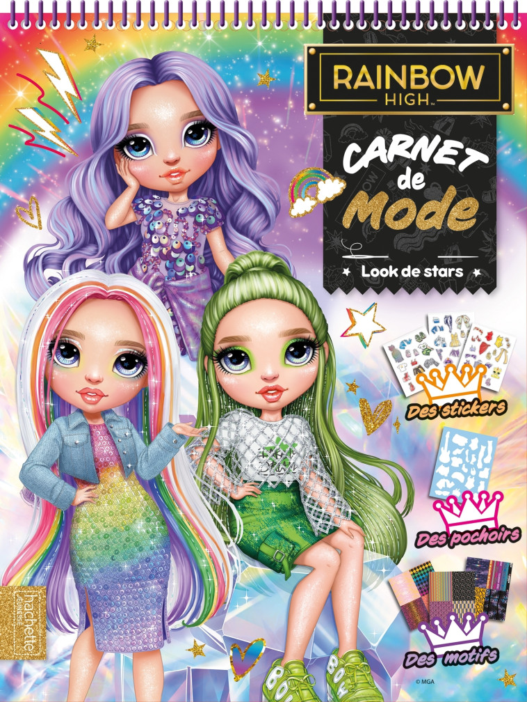 Rainbow High - Carnet de mode (éd. 2024) -   - HACHETTE JEUN.