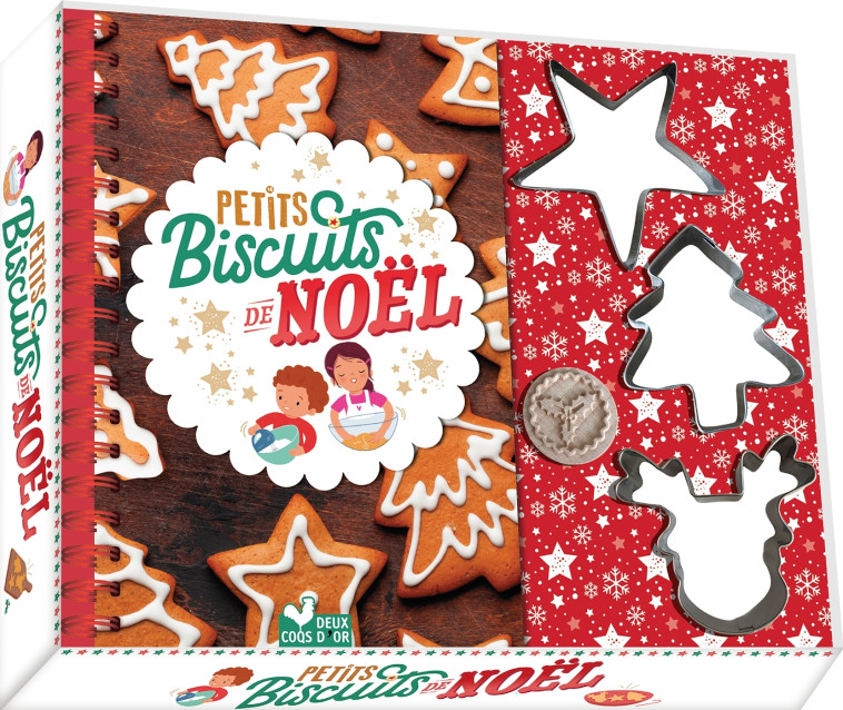 Petits biscuits de Noël - coffret avec accessoires - Marie Pourrech, Solenne et Thomas Solenne et Thomas,  Solenne et Thomas - DEUX COQS D OR