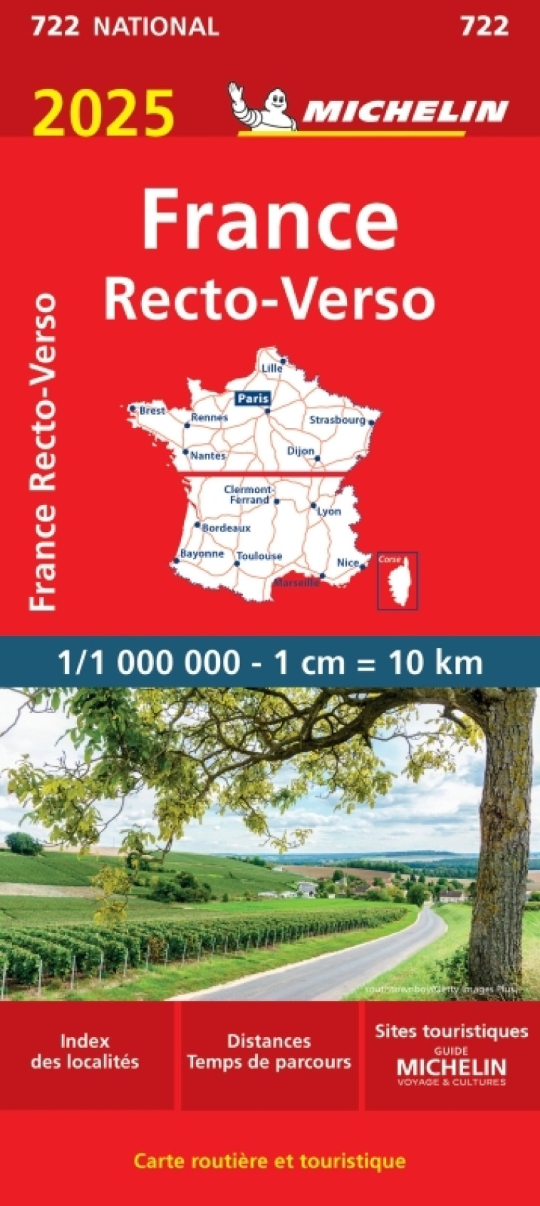 Carte Nationale France Recto-Verso 2025 -  - MICHELIN