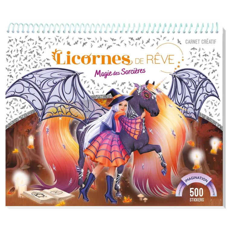 Licornes de rêve - Carnet créatif - Magie des sorcières - Christine Alcouffe - PLAY BAC