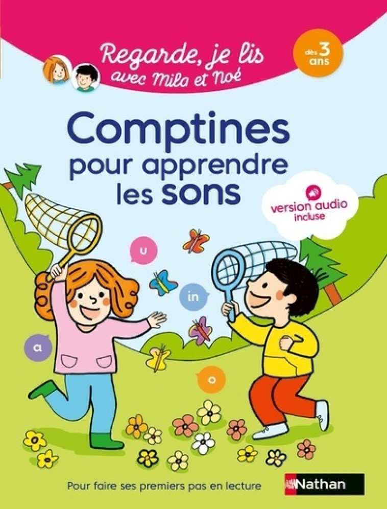 Regarde je lis, Mes comptines des lettres et des sons - Éric Battut, Nathalie Desforges - NATHAN