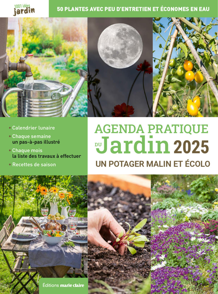 Agenda pratique du jardin 2025 - Sandra Lefrançois - MARIE-CLAIRE