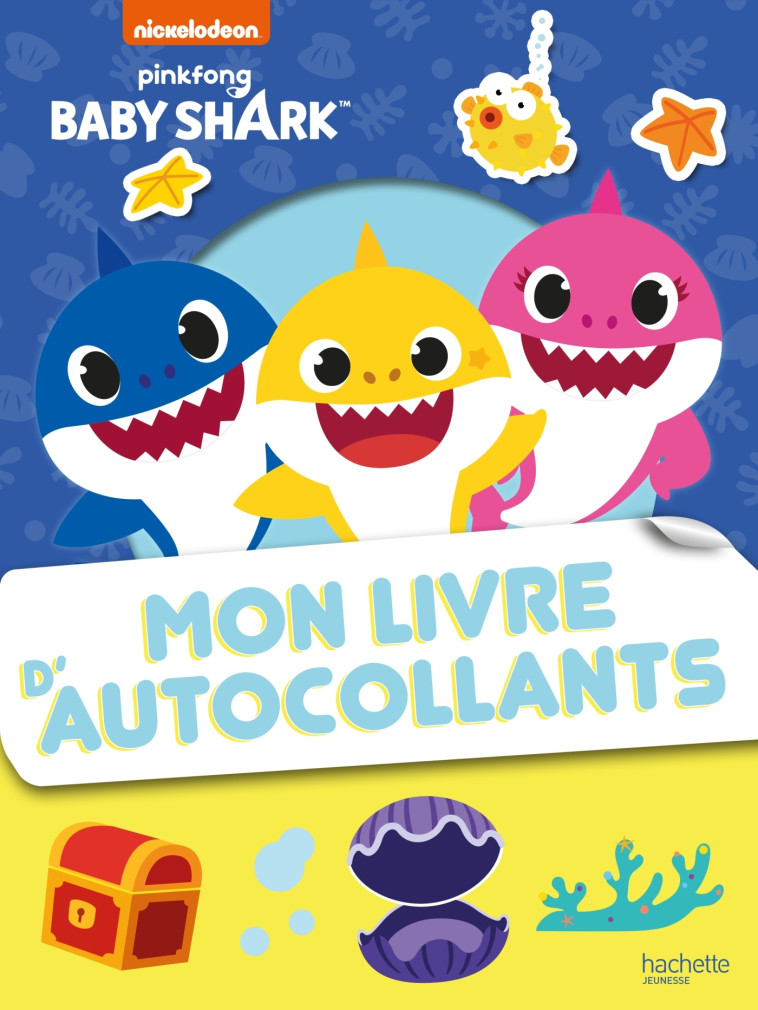 Baby Shark - Mon livre d'autocollants - COLLECTIFS COLLECTIFS,   - HACHETTE JEUN.