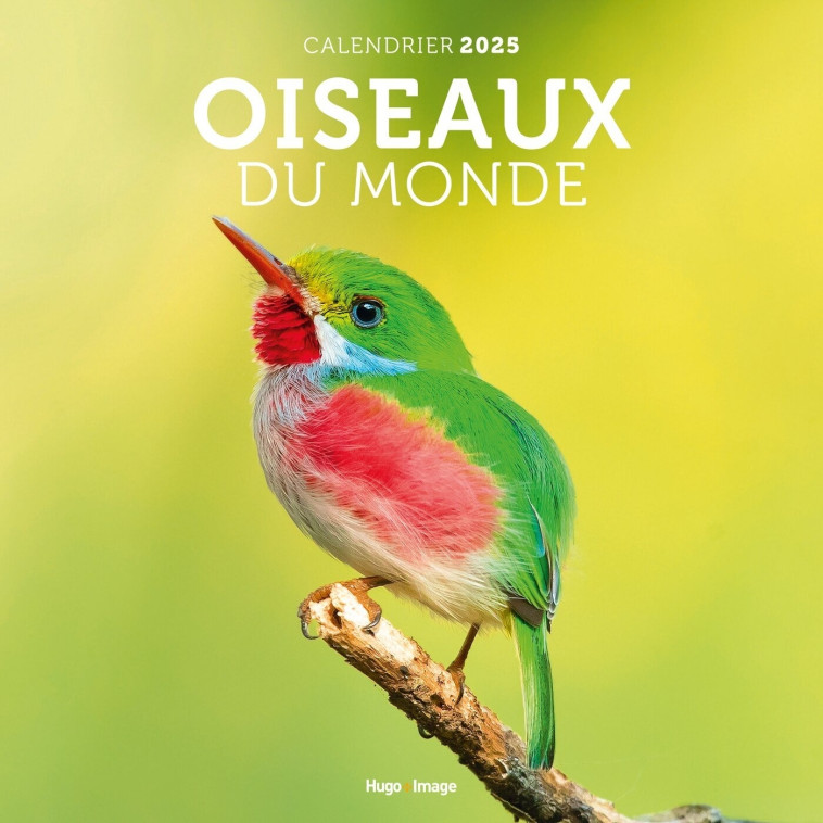 Calendrier mural oiseaux du monde 2025 -   - HUGO IMAGE