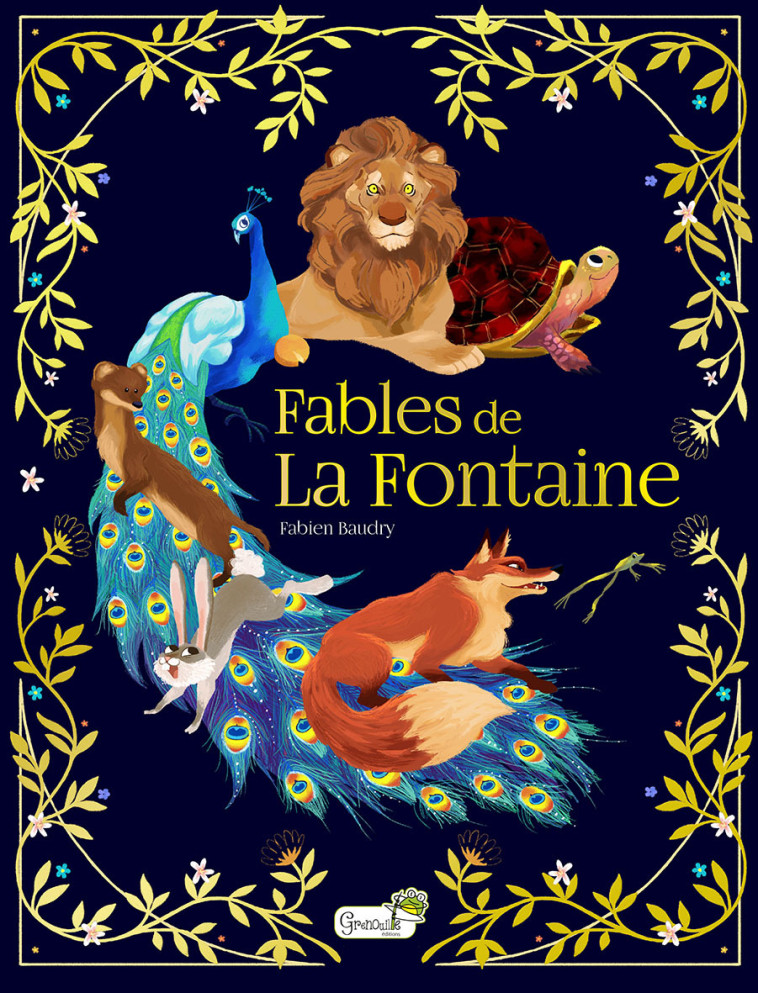 Fables de La Fontaine -  F. BAUDRY,  Baudry fabien, Fabien Baudry,  Baudry fabien, Fabien Baudry - GRENOUILLE