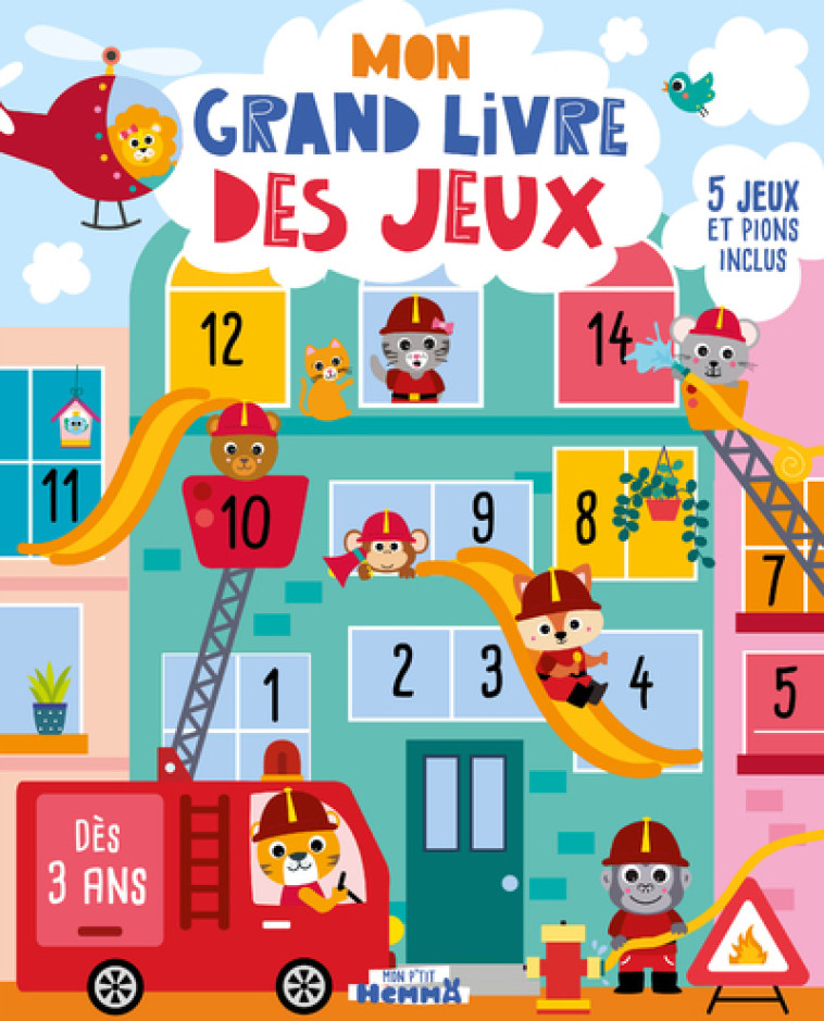 Mon P'tit Hemma - Mon grand livre des jeux - 5 jeux et pions inclus -  Carotte et Compagnie - HEMMA