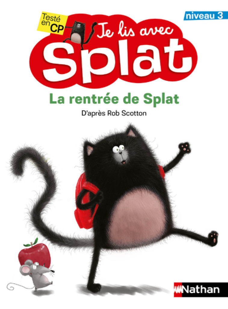 Je lis avec Splat niveau 3 - La rentrée de Splat - Rob Scotton - NATHAN