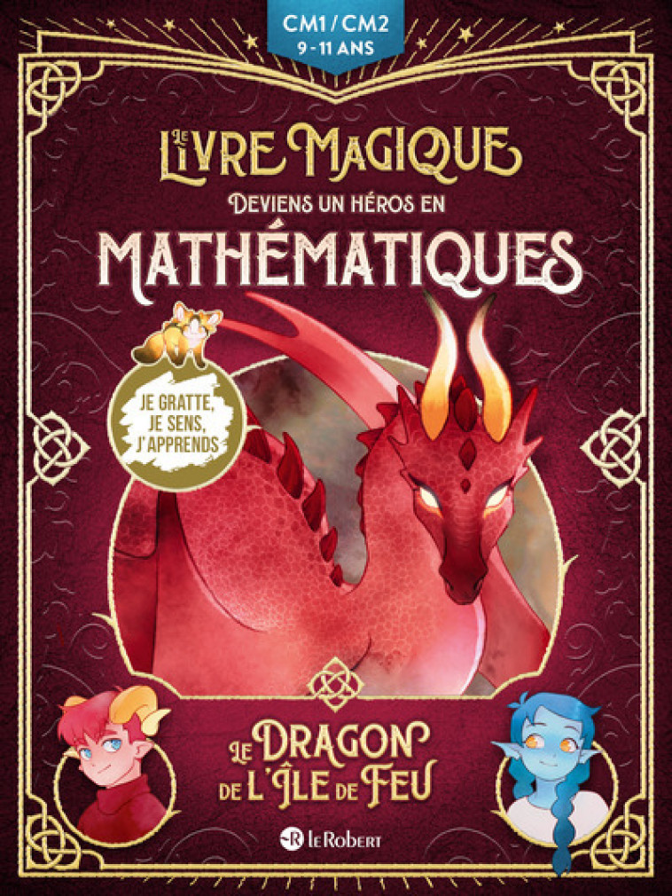 Le dragon de l'île de feu - Deviens un héros en mathématiques - Camille Salomon, Muriel Guitton, Rozenn Grosjean - LE ROBERT