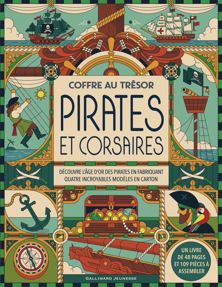 Coffre au trésor - Pirates et corsaires -  NANCY DICKMANN, Nancy Dickmann - GALLIMARD JEUNE