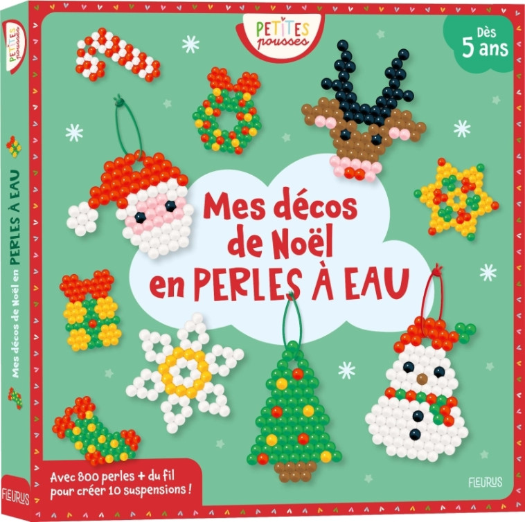 Mes décos de Noël en perles à eau - Pauline Lebreton - FLEURUS