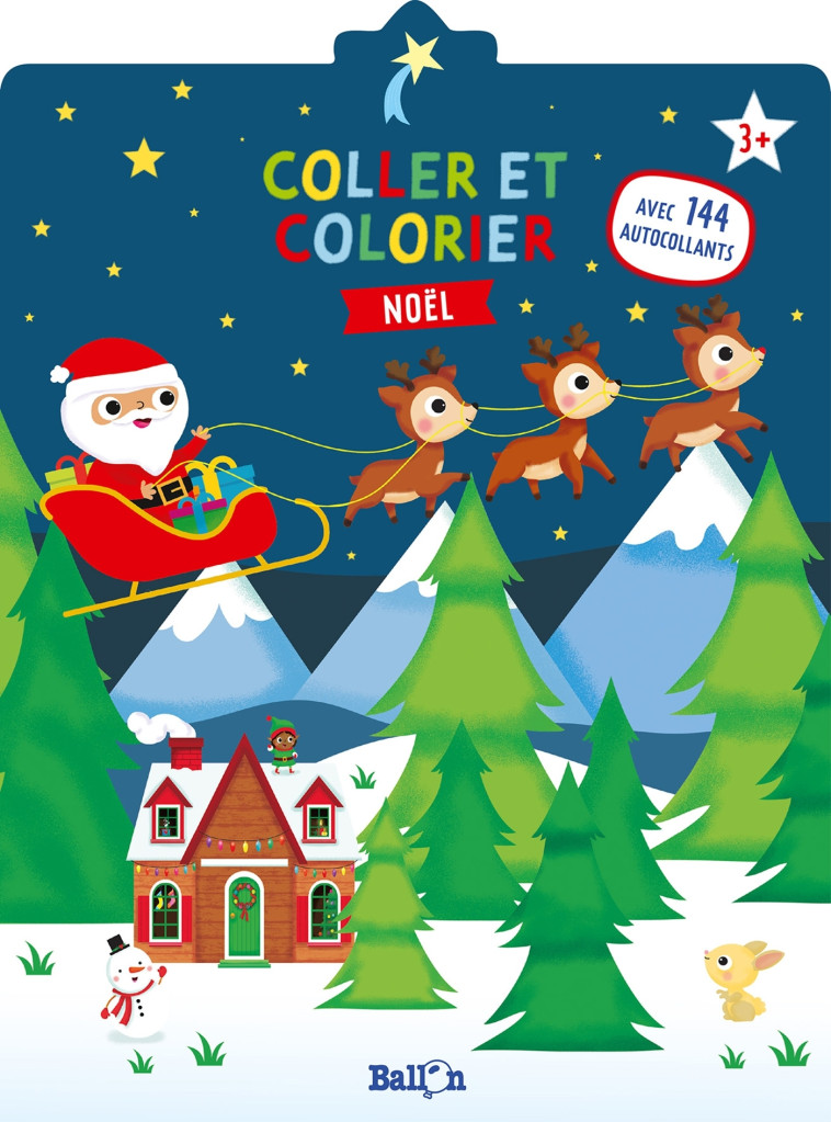 Coller et colorier - Noël - XXX - BALLON