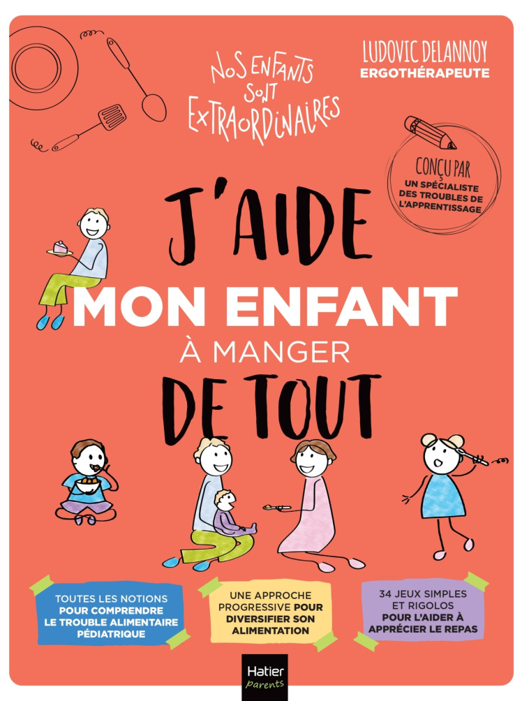 J'aide mon enfant à manger de tout - Ludovic Delannoy, Aurélia Bertrand - HATIER PARENTS