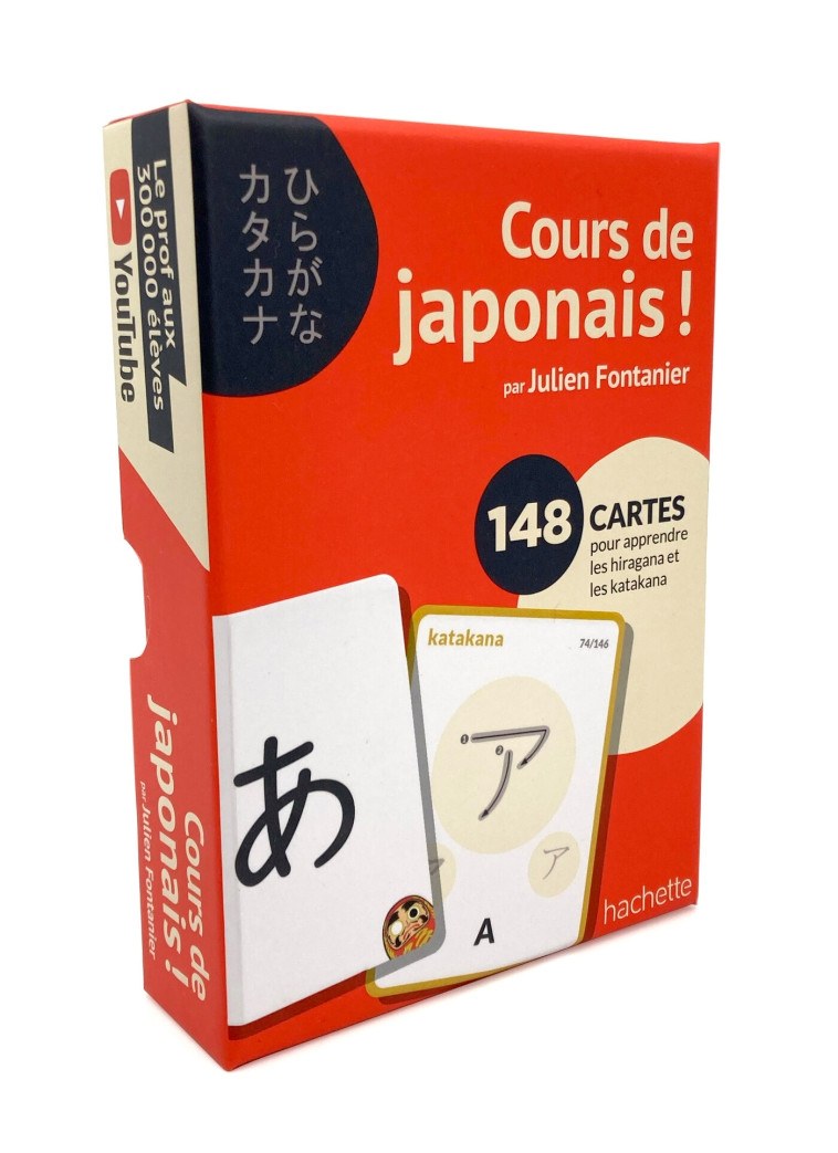 Cours de japonais ! par Julien Fontanier BOITE KANA - Julien Fontanier - HACHETTE PRAT