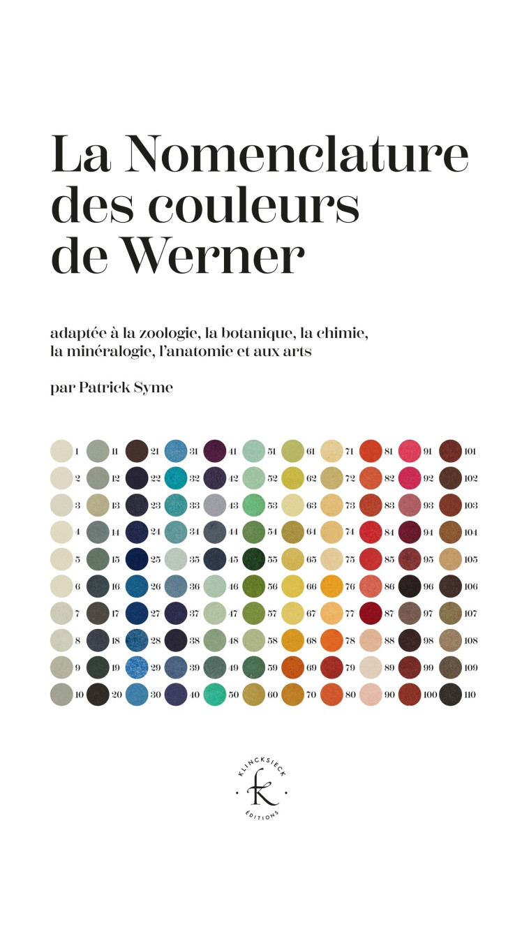 La Nomenclature des couleurs de Werner - Lucien D'Azay, Patrick Syme - KLINCKSIECK