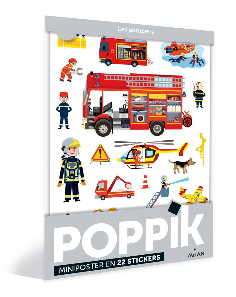 Les pompiers - Poppik - Poppik Poppik, Patrick Morize, Robert Barborini,  Poppik - MILAN