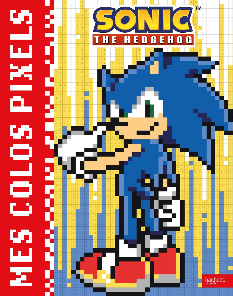 Sonic - Mes colos pixels -  - HACHETTE JEUN.