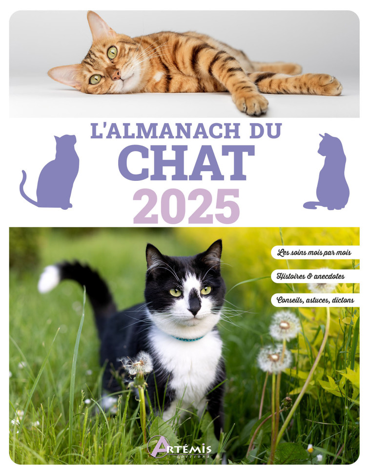 Almanach du chat 2025 - Philippe Chavanne,  PHILIPPE CHAVANNE, Philippe Chavanne - ARTEMIS