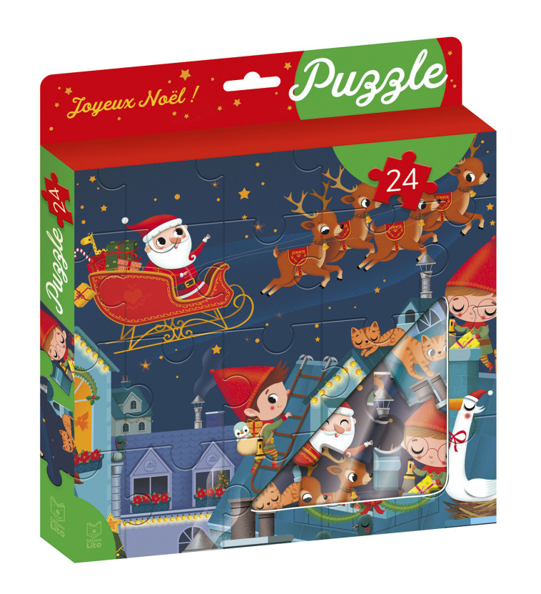 MA BOITE A PUZZLE 24P NOEL - XXX - LITO