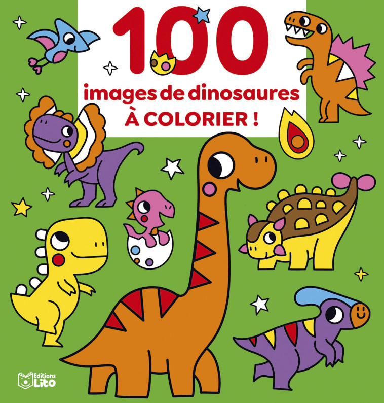 100 IMAGES A COLORIER DINOS - XXX - LITO