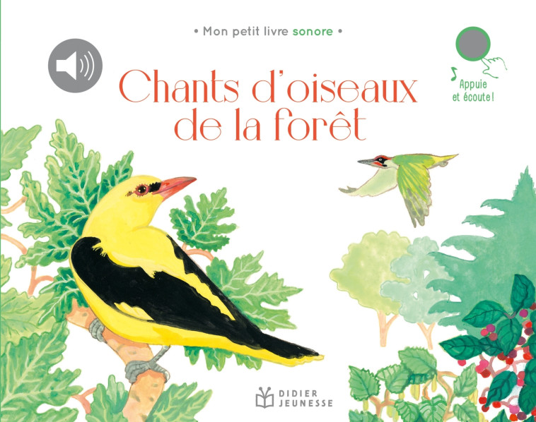 Chants d'oiseaux de la forêt -  , Lisa Zordan,  , Lisa Zordan - DIDIER JEUNESSE