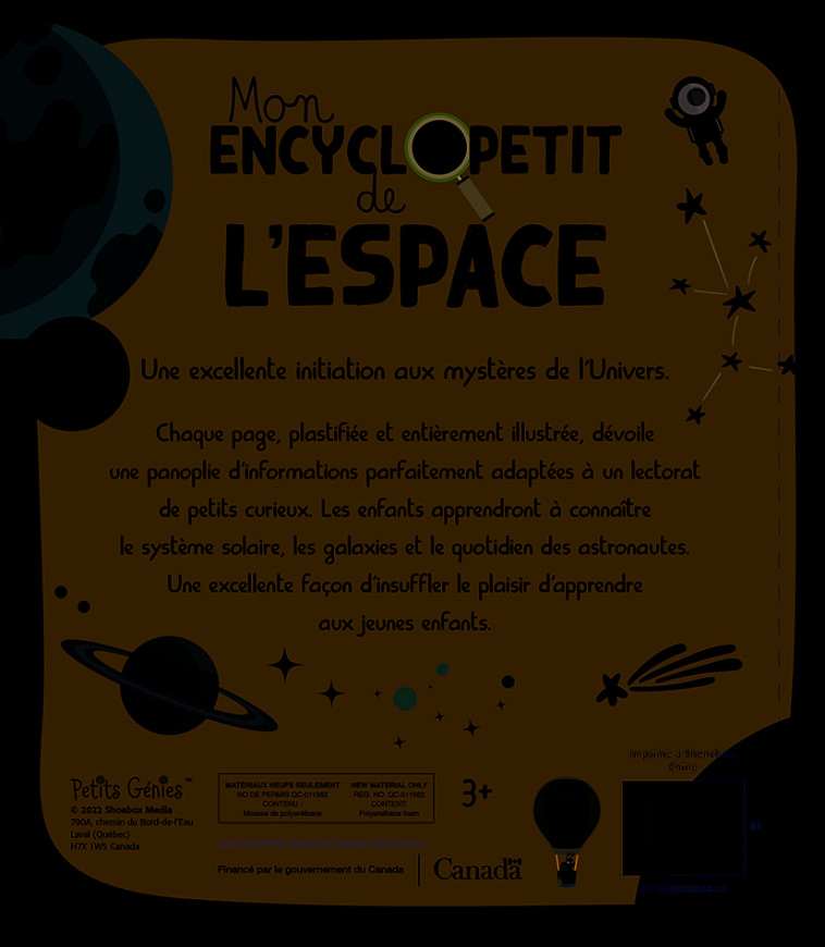 Mon encyclopetit de l'espace - Kim Huynh - PETITS GENIES