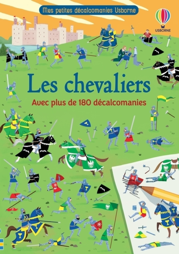 Les chevaliers - Mes petites décalcomanies Usborne - Abigail Wheatley - USBORNE