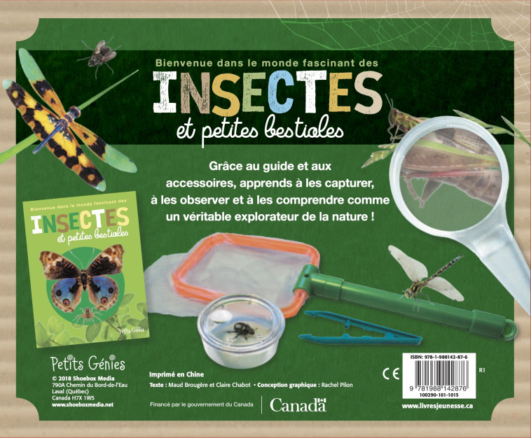 Insectes et petites bestioles (coffret) -  Collectif - PETITS GENIES