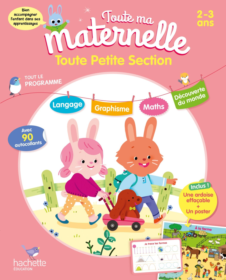 Toute Ma Maternelle- Toute Petite section 2-3 ans - Caroline Marcel - HACHETTE EDUC