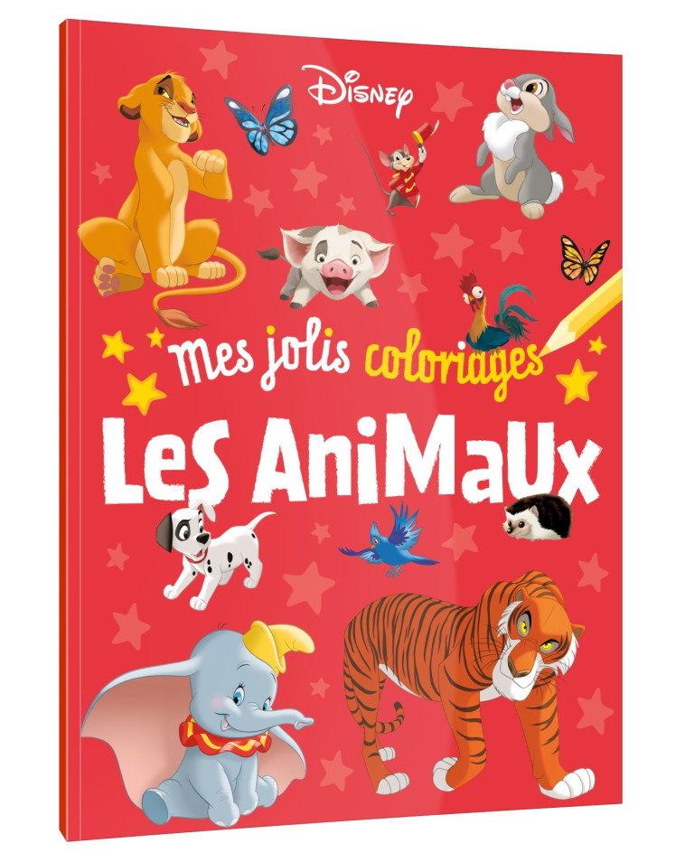 DISNEY - Mes Jolis Coloriages, Les Animaux -  Collectif - DISNEY HACHETTE