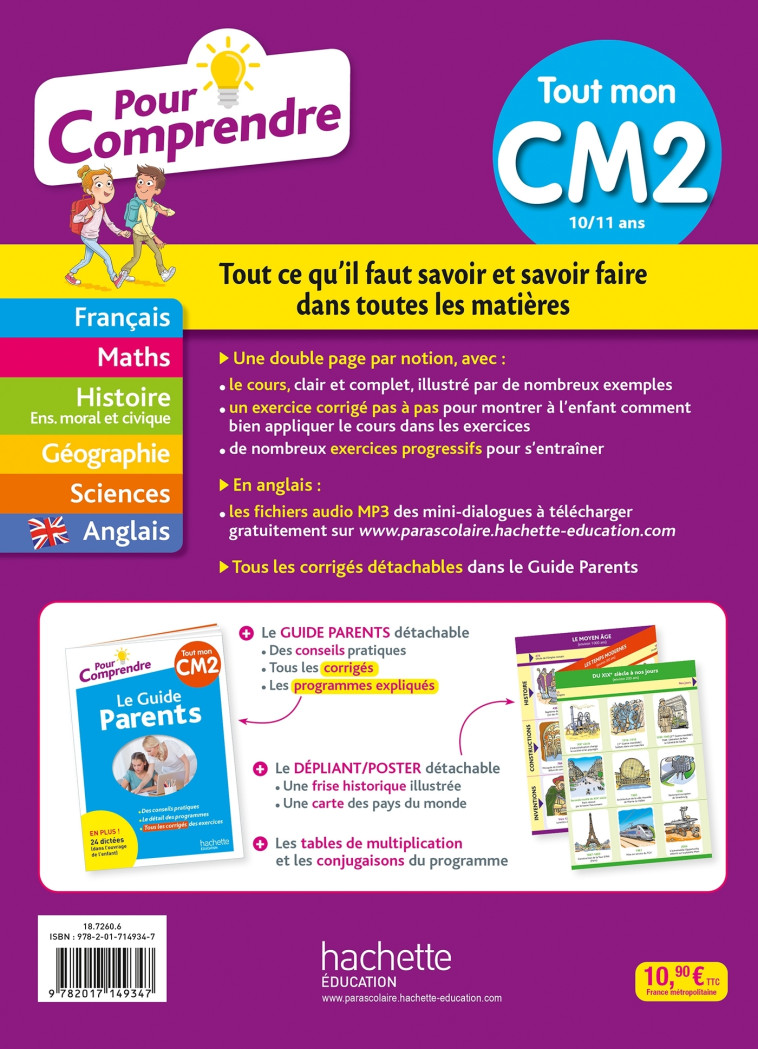 Pour comprendre Tout mon CM2 - Jack Guichard - HACHETTE EDUC