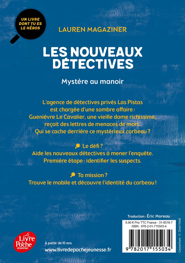 Les nouveaux détectives - Tome 1 - Éric Moreau - POCHE JEUNESSE