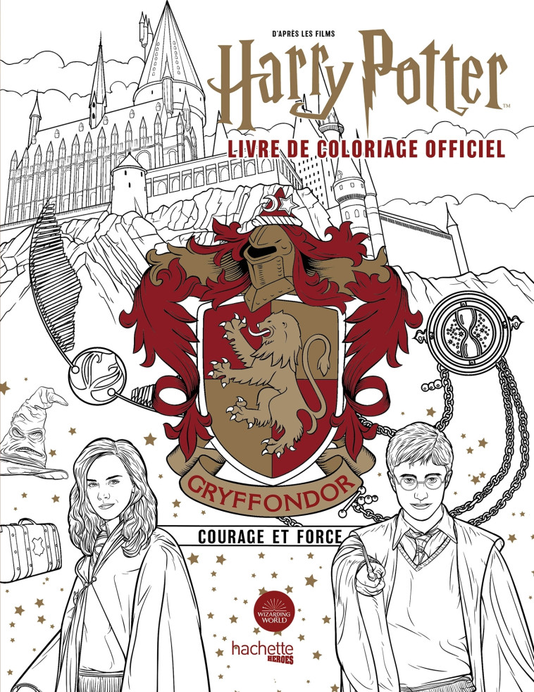 Harry Potter - Gryffondor - le livre de coloriage officiel -   - HACHETTE HEROES