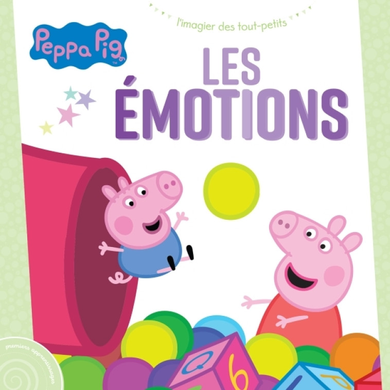 Peppa Pig - L'imagier des tout-petits - Les émotions - XXX - HACHETTE JEUN.