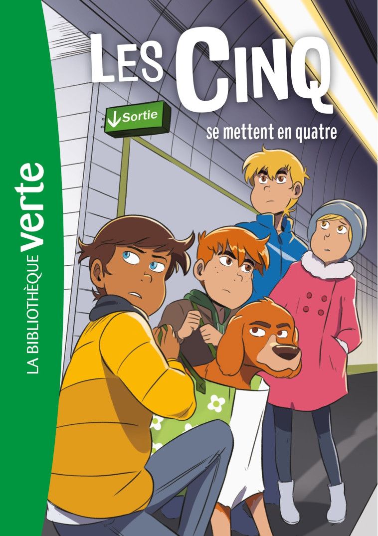 Les Cinq NED 30 - Les Cinq se mettent en quatre - Enid Blyton - HACHETTE JEUN.