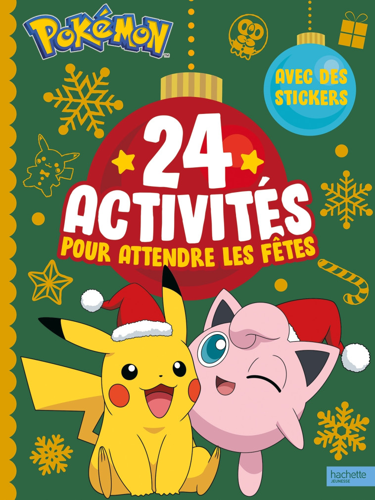 Pokémon - 24 activités pour attendre les fêtes - XXX - HACHETTE JEUN.