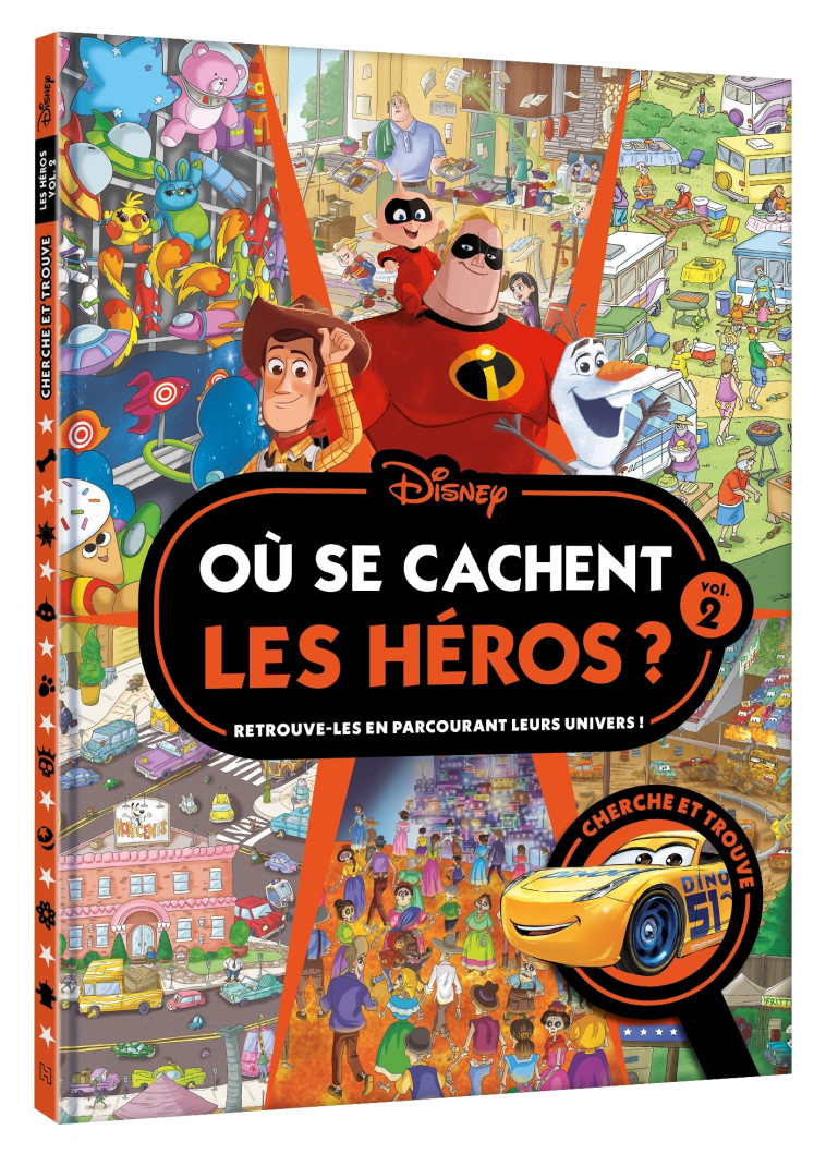 DISNEY - Où se cachent les héros ? Vol. 2 - Cherche et Trouve - XXX - DISNEY HACHETTE