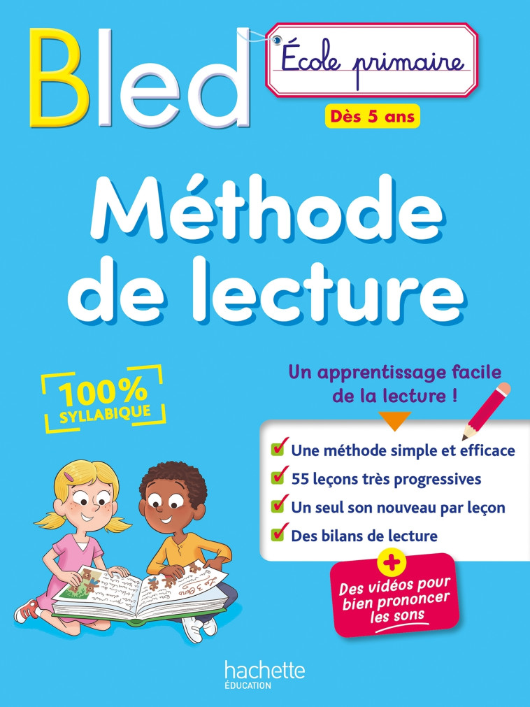 BLED Méthode de lecture Dès 5 ans - Claude Couque - HACHETTE EDUC