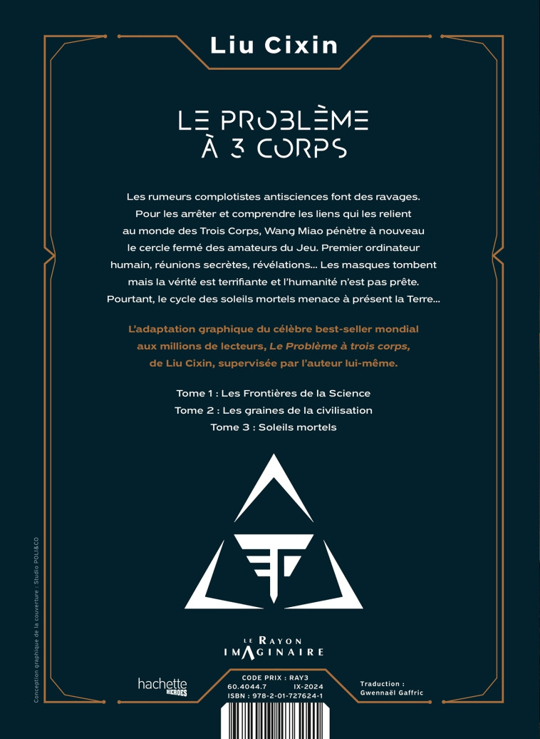 Le problème à trois corps - Tome 3 - Liu Cixin - HACHETTE HEROES