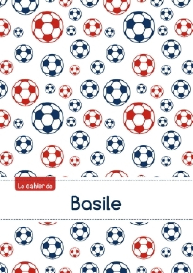 Le cahier de Basile - Petits carreaux, 96p, A5 - Football Paris -   - MY NOTEBOOK